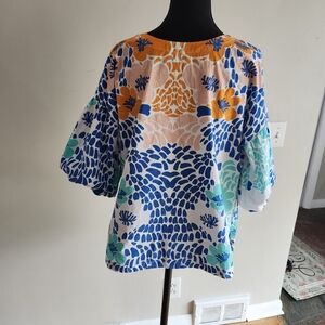 Oliphant Multicolor Floral Blouse